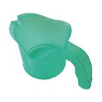 パラリンコップ（すべり止め付）エコグリーン 歯磨き粉を片手で簡単に付けられます 自助具