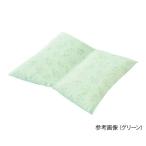通気ビーズクッション 台形タイプ（大）約400×380×40mm グリーン 1636　4975520831884