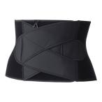 犬印本舗 産後すぐニッパー ブラック LLサイズ S3054R 左右に引っ張るフロントクロス構造 産後 腹帯 腹部の保護【お取寄品 納期約1ヶ月】