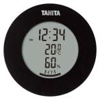 tanita цифровой термометр-гигрометр ( круглый дизайн ) черный TT-585-BK подарок упаковка * носигами бесплатный 