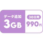 povo2.0 Giga Charge карта данные дополнение 3GB 30 дней 