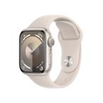 ショッピングapple watch Apple アップル Apple Watch Series 9 GPSモデル 41mm MR8T3J/A スターライトスポーツバンド S/M 4549995400793 新品未開封