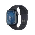 ショッピングapple watch バンド Apple アップル Apple Watch Series 9 GPSモデル 41mm MR8X3J/A ミッドナイトスポーツバンド M/L 4549995400915 新品未開封