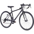 21テクノロジー ロードバイク 自転車 700C-Bブラック シマノ14段変速付き 通勤通学 スポーツ