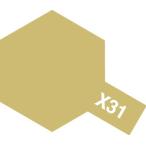 タミヤ エナメル塗料 X-31 チタンゴールド（つやあり）（V0192)