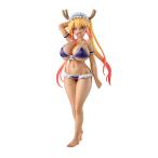 送料無料◆小林さんちのメイドラゴン トール ビキニスタイル 日焼けver. Q-six 1/7 フィギュア 【1月予約】