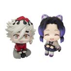 送料無料◆るかっぷ 鬼滅の刃 2種セット (童磨/胡蝶しのぶ にっこりver.) メガハウス フィギュア 【3月予約】