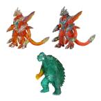 送料無料◆ミドルサイズシリーズ ガメラ 第8弾 フィギュア 3種セット(イリス スタンダード/クリアオレンジ)＋(ガメラ(1999) クリアグリーン) CCP 【4月予約】