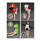 送料無料◆パーティーアニマルガール ルームウェア 4種セット (猫さんパーカー/うさぎパーカー/怪獣パーカー/ペンギンパーカー) プラモ・ドール用 【4月予約】