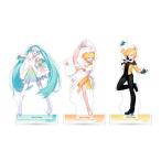 初音ミクシリーズ アクリルスタンド 3種セット (初音ミク/鏡音リン/鏡音レン) ムービック◆ネコポス送料無料 【12月予約】