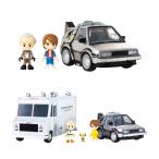 送料無料◆Qビレッジ QV-01/QV-04 バック・トゥ・ザ・フューチャー 2種セット (タイムマシン (Part1)/タイムマシン (Part1) DXセット) 【2月予約】
