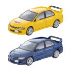 送料無料◆トミカリミテッドヴィンテージNEO 三菱 ランサー エボリューション IX GSR 2005年式 2種セット (LV-N376a 黄/LV-N376b 青) ミニカー 【9月予約】