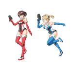 送料無料◆ハセガワ 1/12 A.S.G ガールズ 2種セット (EMO-X0022 “アリア”/EMO-X0024 “シエル”) プラモデル AG01/AG02 【12月予約】