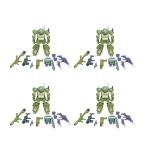 送料無料◆WAVE 1/24 装甲騎兵ボトムズ スコープドッグ ターボカスタム (DX) 初回限定価格 プラモデル 4個セット BK-183 【11月予約】