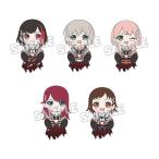  бесплатная доставка *BanG Dream! мягкая игрушка Afterglow 5 вида комплект ( прекрасный бамбук орхидея / синий лист мокка / Uehara .../. рисовое поле река ./ перо ....)gdo Smile Company (ZG154272)