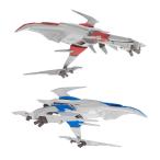 送料無料◆プラム ダライアス 1/144 シルバーホーク 3F-1B SPACE FIGHTER 2種セット (通常/2P COLOR) プラモデル （ZP155368）