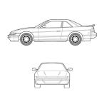 送料無料◆フジミ 1/24 ニッサン シルビアQ’s (S13) 新金型追加 プラモデル 峠6 峠シリーズ (ZS147832)