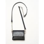 11月上〜中頃 ご予約品 送料無料 YENN イエン Y252-02057 CHAIN BELT POUCH ポーチ チェーン レザー ベルト 4WAY ウエストポーチ コンパクト 収納 BLACK