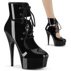 �V���[�g�u�[�c �u�[�e�B ���� Pleaser �v���[�U�[ 15 cm �q�[�� �� �u���b�N �G�i���� �n�C�q�[�� �҂ݏグ ���[�X�A�b�v �傫���T�C�Y ���f�B�[�X �����Y ���