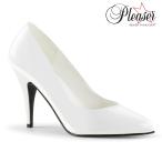 Pleaser プリーザー ハイヒール パンプス 白 ホワイト エナメル 10 cm ヒール 高め レディース メンズ ポインテッドトゥ 大きいサイズ 小さいサイズ 取寄