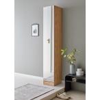 ミラーシューズボックス 幅30cm 右開き 下駄箱 玄関収納 シューズボックス H74801