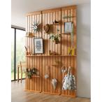 ショッピング本棚 金具がきれいに隠せる 天然木突っ張りウォール 幅62cm 本棚 ラック シェルフ 突っ張り収納 588410