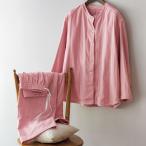 手放せない心地よさ 和ざらし三重ガーゼパジャマ レディース 冬用 綿100％ インナー パジャマ ルームウェア 583260