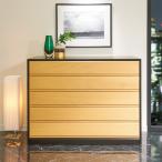 和モダン桐箪笥 衣類収納5段 衣類収