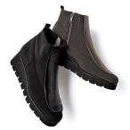 ミスキョウコ 4E はっ水 牛革ストレッチブーツ 傘 レイングッズ レインブーツ レインシューズ M70202