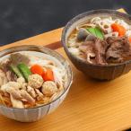 「無限堂」レンジ稲庭うどん 2種（秋田牛・比内地鶏）6食セット お惣菜 和惣菜 N95609