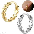  leaf лист .. серьги обруч унисекс Piaa sling модель с одной стороны продажа серебряный 925 серьги мужской женский 