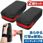 パンチキックミット 2個セット ミット打ち トレーニング ボクシング キックボクシング ストレス解消 パンチングミット キックミット 格闘技 空手 練習 1位