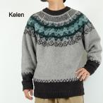 ブラードノルディックサークルニット KELEN ケレン BLURRED NORDIC CIRCLE KNIT