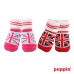  собака для носки PUPPIA собака носки Union Jack предотвращение скольжения резина имеется ( маленький размер собака, средний собака размер ) почтовая доставка если бесплатная доставка собака одежда собака одежда собака. одежда pa Piaa UNION JACK