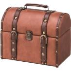 トランク 合皮製旅行バッグ 幅30×奥行20×高さ25cm 合皮 合成皮革 I.W アイダブリュー ショップ 店舗 インテリア家具