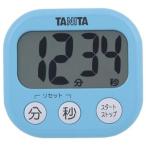 (まとめ) タニタ でか見えタイマー ブルー TD-384BL 1個 〔×5セット〕