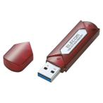 エレコム USBフラッシュUSB3.0対応8GB レッドシルバー MF-AU308GRS
