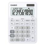 カシオ カラフル電卓 ピュアホワイト MW-C11A-WE-N