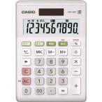 カシオ W税率電卓(ミニジャストタイプ) ホワイト MW-100T-WE-N