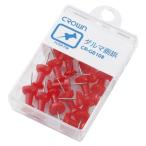 クラウングループ ダルマ画鋲 16本 赤 CR-GB108-R 1個