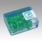 クラウングループ ダルマ画鋲 16本 緑 CR-GB108-G 1個