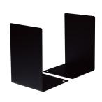 アケボノクラウン ブックエンドL型大1組(2枚) 黒 136×200×139mm DA-318-D 1