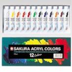 アケボノクラウン アクリルカラー12色 ラミネートチューブ入り 12ml ACW12