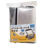 アサヒ興洋 ソフトクーラーバッグ アルミ 5L 幅24x高さ17x奥行16cm