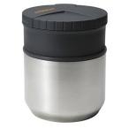 アスベル 保温弁当箱 男性 縦型 バッグ付 クレズHL ステンレス保温ランチボックス ブラック 0