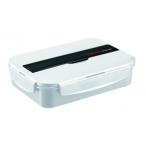 アスベル Nランタス ランチボックス(バッグ付) ホワイト 幅21.5×奥行15.7×高さ5.6cm TLB-950