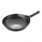 AS ONE|アズワン 山田 鉄 打出片手中華鍋(板厚1.2mm) ATY9133 (板厚1.2mm) 33cm 62-6444-46