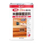 ショッピングラティス カンペハピオ 油性木部保護塗料（木目を活かした半透明着色仕上）屋外木部専用塗料 防虫、防腐、防カビ チーク 238×238×350 00237643511140 1缶