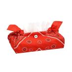 Yahoo! Yahoo!ショッピング(ヤフー ショッピング)※法人専用品※アーテック バンダナティッシュボックスカバー 赤 バンダナ:550×550mm、ボタン:φ15mm、スナップボタン:φ10mm 5093