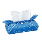 Yahoo! Yahoo!ショッピング(ヤフー ショッピング)※法人専用品※アーテック バンダナティッシュボックスカバー 青 バンダナ:550×550mm、ボタン:φ15mm、スナップボタン:φ10mm 5093